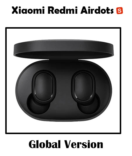Xiaomi Redmi AirDots S Global Mic Handsfree Earbuds AI Control TWS Bluetooth Wireless Earphone BT5.0