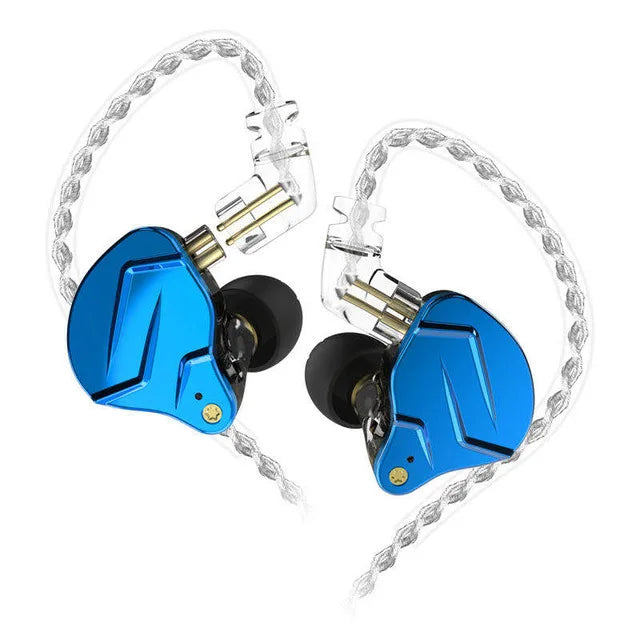 KZ ZSN PRO X 1BA+1DD Hybrid Drive HIFI Metal In Ear Earphone Sport Noise Cancelling Earbud Headset KZ ZAX ZSX AS10 ASF AS16 AS06