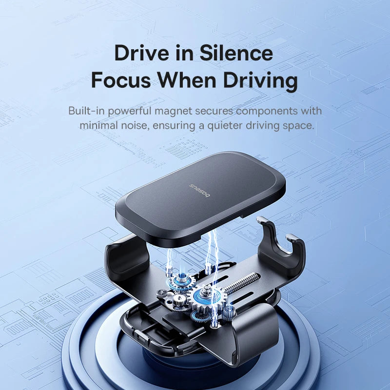 Baseus Metal Car Phone Holder Gravity Phone Stand Air Vent Car Holder Stand for iPhone Xiaomi Samsung Huawei Realme Moile Phone