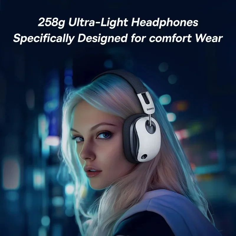 Baseus GoPlay 1 Max Gaming Wired Headphones 7.1 Virtual Surround Earphone 3.5mm & USB-A Plug Detachabie Microphone Gamer Headset