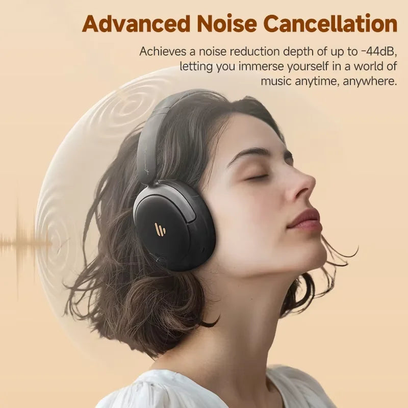 Edifier Atom Max Wireless Headphones Active Noise Cancelling Bluetooth V5.4 Headphones Hi-Res Audio Over-Ear Headset