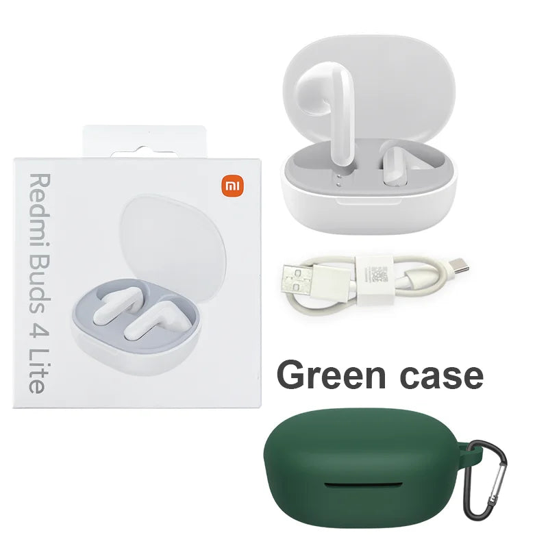 2023 New Xiaomi Redmi Buds 4 Lite TWS Earphone Bluetooth 5.3 Active Noise Cancelling Long Battery Life IP54 Buds 4 Youth Edition