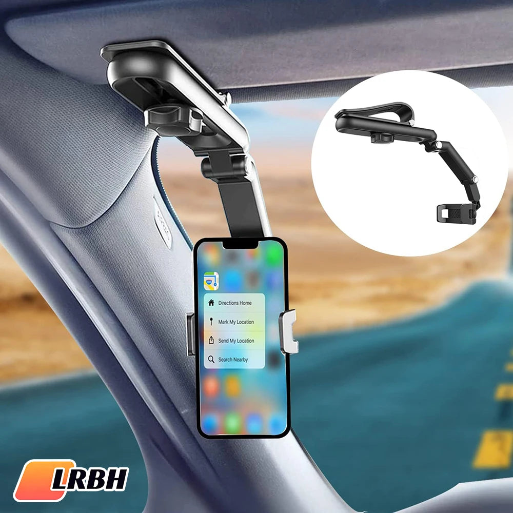 Sun Visor Phone Holder for Car Multifunctional 360°