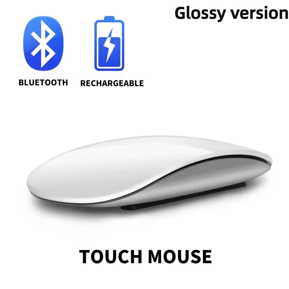Wireless Bluetooth Magic Computer Mouse Rechargeable Touch Slim Ergonomic Dual-Mode Silent PC Mice For Apple Macbook Air