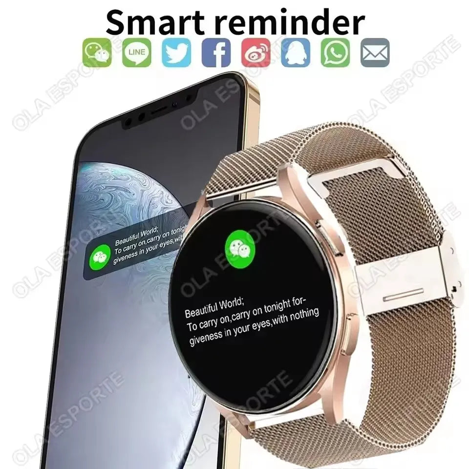 2025 New Women SmartWatch Bluetooth Call Lady Watches Sport Waterproof  Heart Rate  Sleep Smart Watch for  Women Present Gift