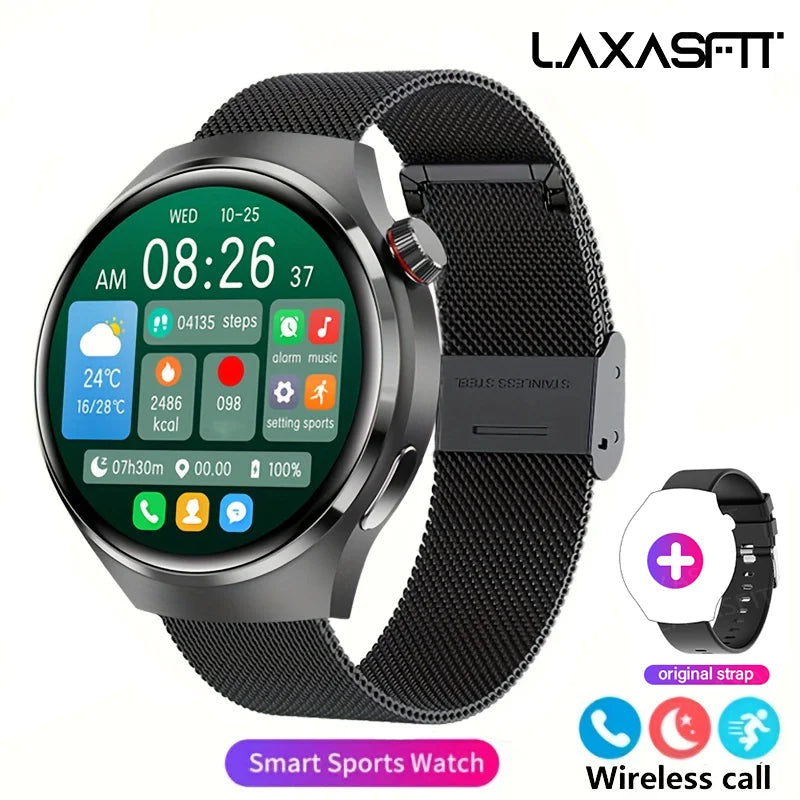G.L Wear 2025 New Men's Smart Watch HD Display Health Tracking Bluetooth Calling Voice Assistant Sports Smartwatch