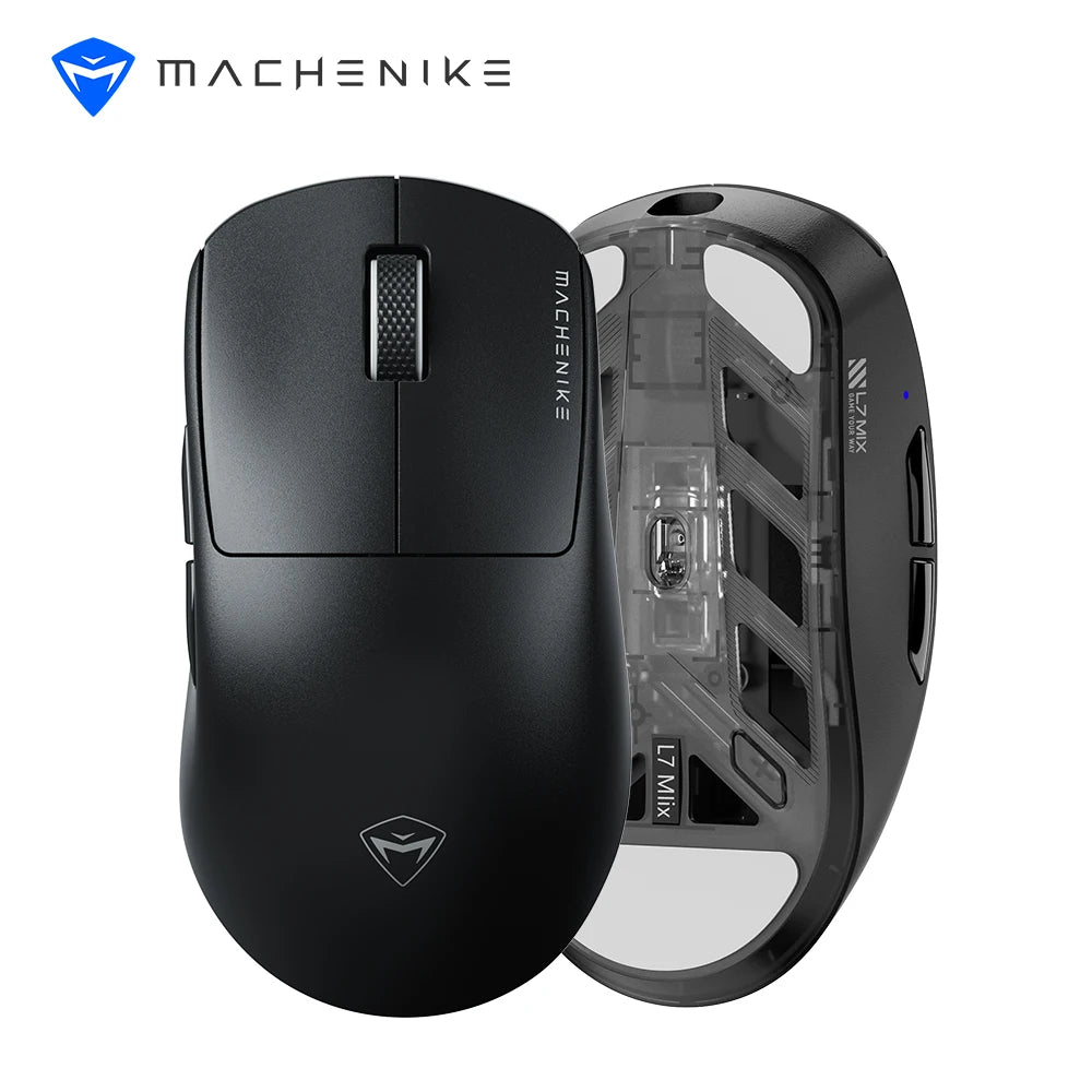 Machenike L7 Mix Wireless Gaming Mouse PAW3395 26000DPI 650IPS 55g Ultra-lightweight Mouse For Laptop PC Mouse Gamer