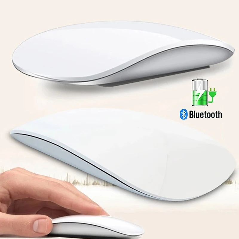 Wireless Bluetooth Magic Computer Mouse Rechargeable Touch Slim Ergonomic Dual-Mode Silent PC Mice For Apple Macbook Air