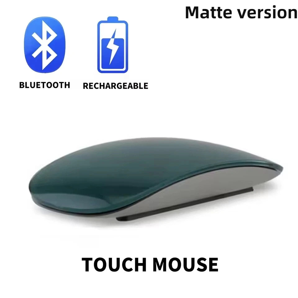 Wireless Bluetooth Magic Computer Mouse Rechargeable Touch Slim Ergonomic Dual-Mode Silent PC Mice For Apple Macbook Air