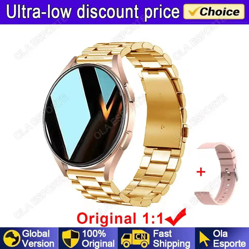 2025 New Women SmartWatch Bluetooth Call Lady Watches Sport Waterproof  Heart Rate  Sleep Smart Watch for  Women Present Gift