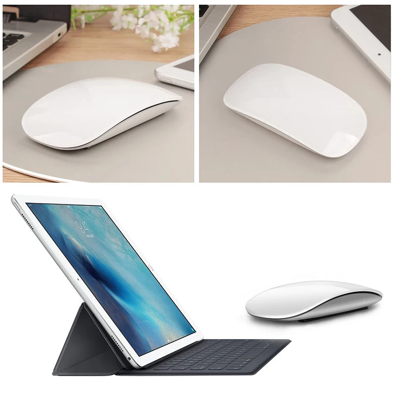 Wireless Bluetooth Magic Computer Mouse Rechargeable Touch Slim Ergonomic Dual-Mode Silent PC Mice For Apple Macbook Air
