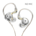 KZ EDX PRO Headphone Metal Wired Earphone HiFi Bass Music DJ Earbuds In Ear Monitor Game Headset With Microphone Audifonos