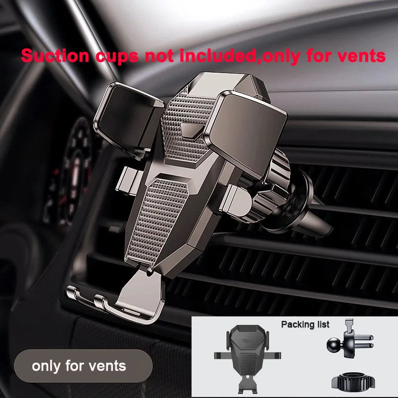 2026 NEW Universal Sucker Car Phone Holder 360° Windshield Car Dashboard Mobile Cell Support Bracket for 4.0-7 Inch Smartphones