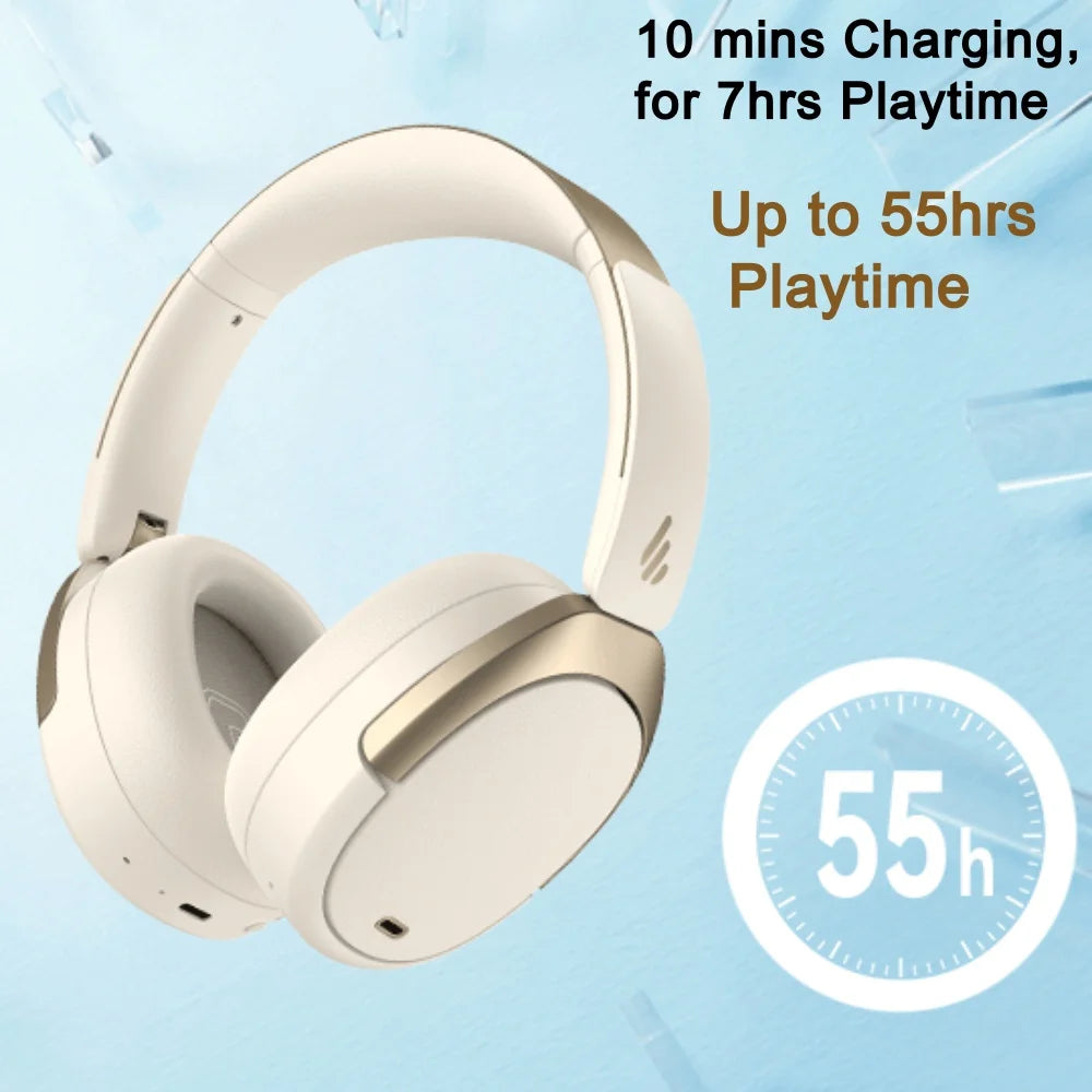 Edifier WH950NB Active Noise Cancelling Wireless Headphones Hi-Res Wireless 55hrs Playback 4 Microphones Bluetooth 5.3 Headset