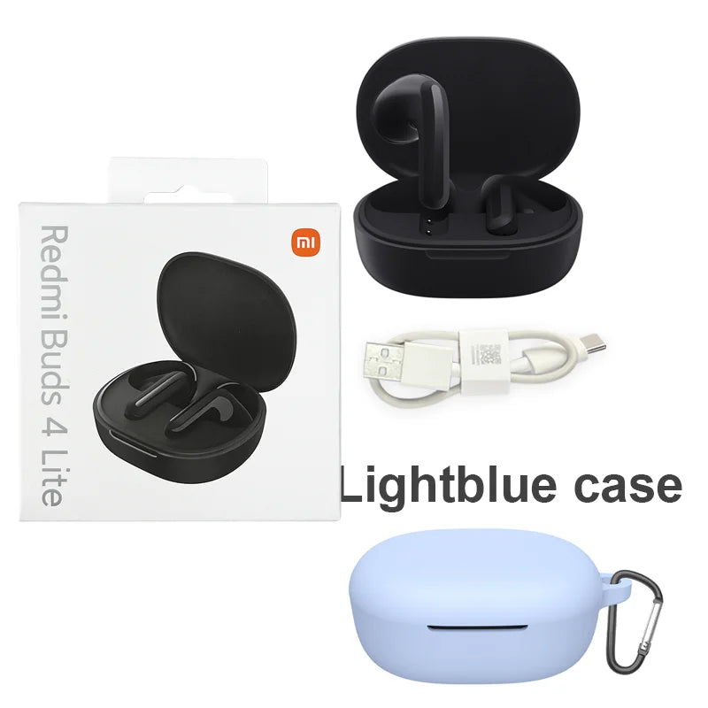 2023 New Xiaomi Redmi Buds 4 Lite TWS Earphone Bluetooth 5.3 Active Noise Cancelling Long Battery Life IP54 Buds 4 Youth Edition