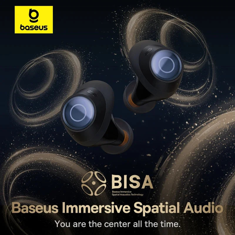 Baseus Bowie MA10 Pro ANC Wireless Earphones 48dB Hybrid ANC Bluetooth 5.3 Earbuds IPX6 Waterproof 4-Mics ENC Sports Headphones